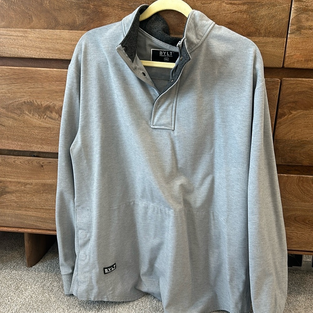 EUC - BYLT elite + fairway pullover XXL